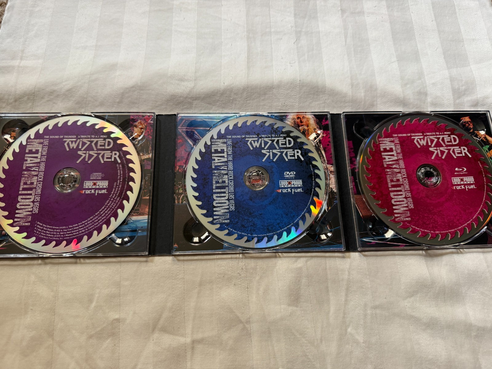 Twisted Sister Metal Meltdown CD/Blu Ray/DVD 2016 Loud & Proud 80s Rock OOP RARE