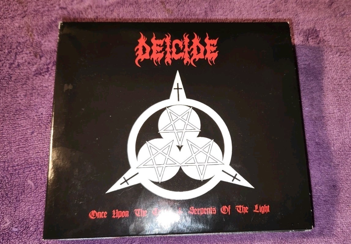 DEICIDE 2cd ONCE UPON THE CROSS/SERPENTS OF THE LIGHT dissonance productions