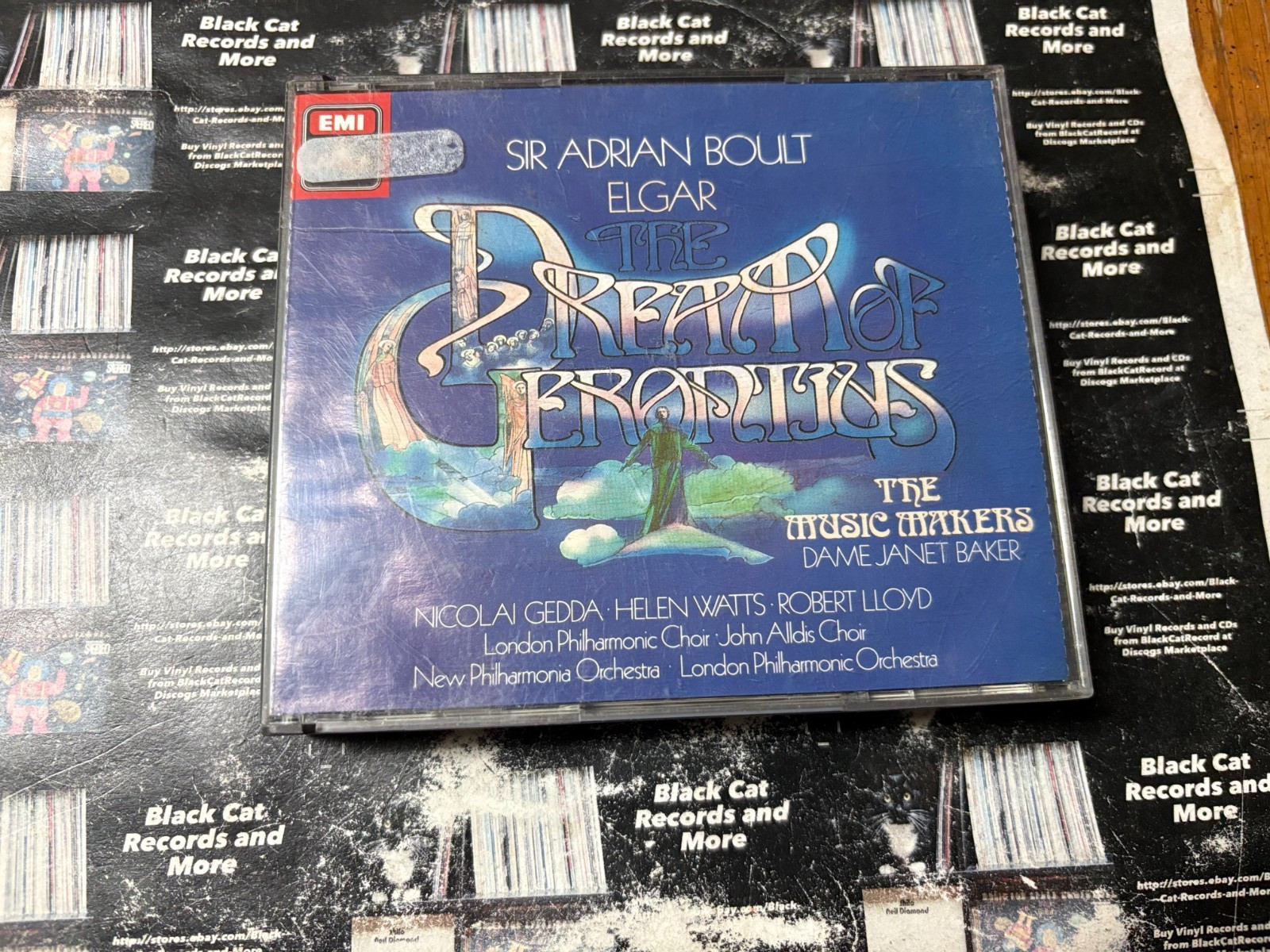 ELGAR The Dream of Gerontius / The Music Makers SIR ADRIAN BOULT 2 EX CDs import
