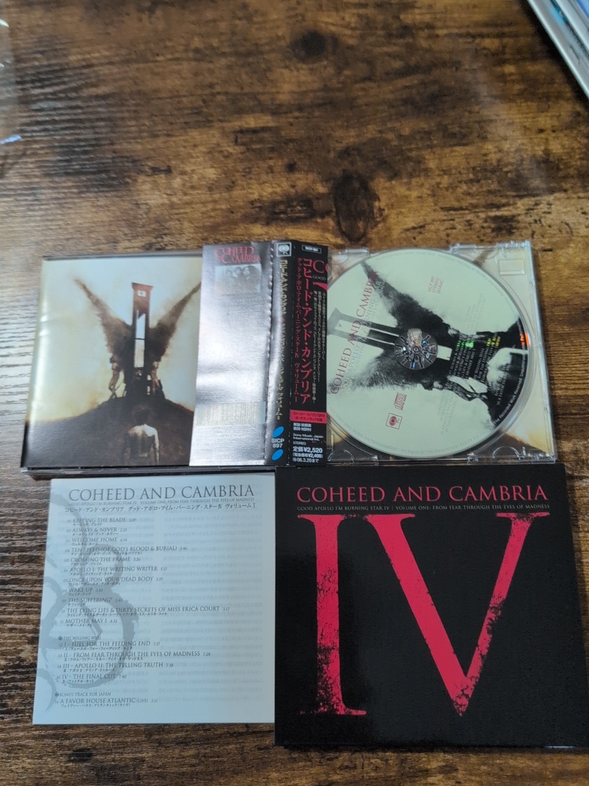 Coheed and Cambria Good Apollo IV CD Japan OBI