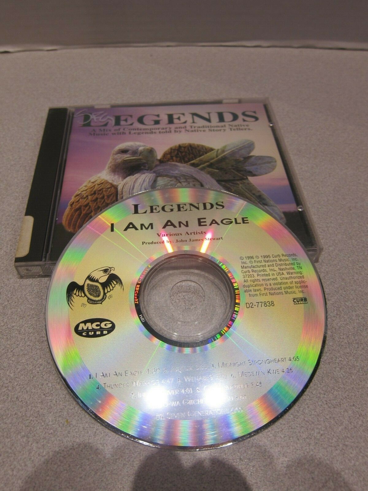 Legends Project: I Am an Eagle by Native story tellers CD