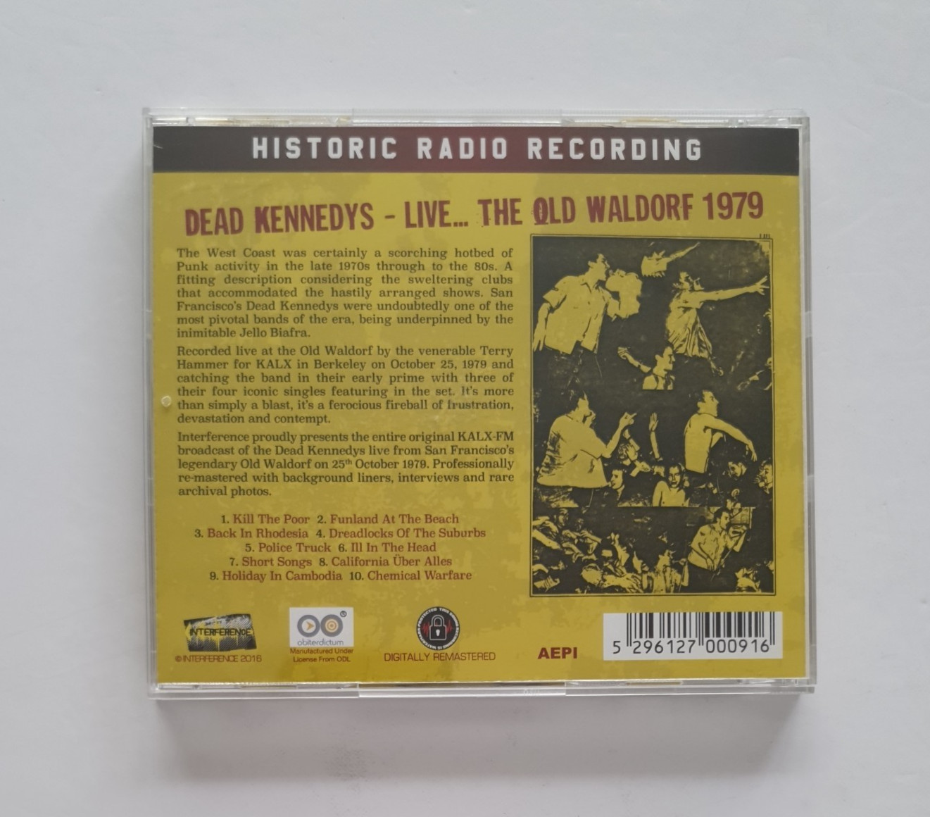 Dead Kennedys – Live… The Old Waldorf 1979 CD Album – Interference (2016)
