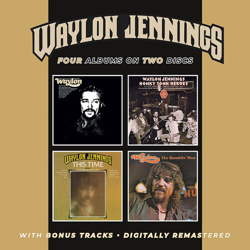 Waylon Jennings – Lonesome, On’ry & Mean / Honky Tonk Heroes / This Time / The R