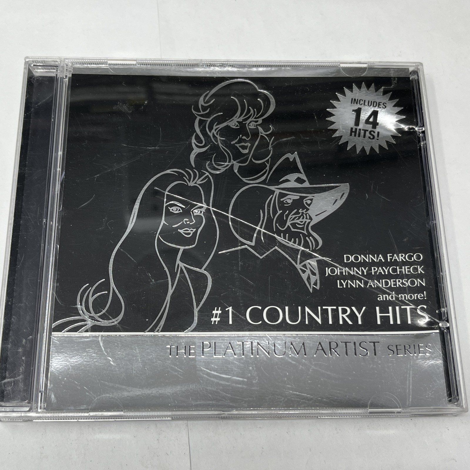 #1 Country Hits The Platinum Artist Series CD Donna Fargo Johnny Paycheck Lynn