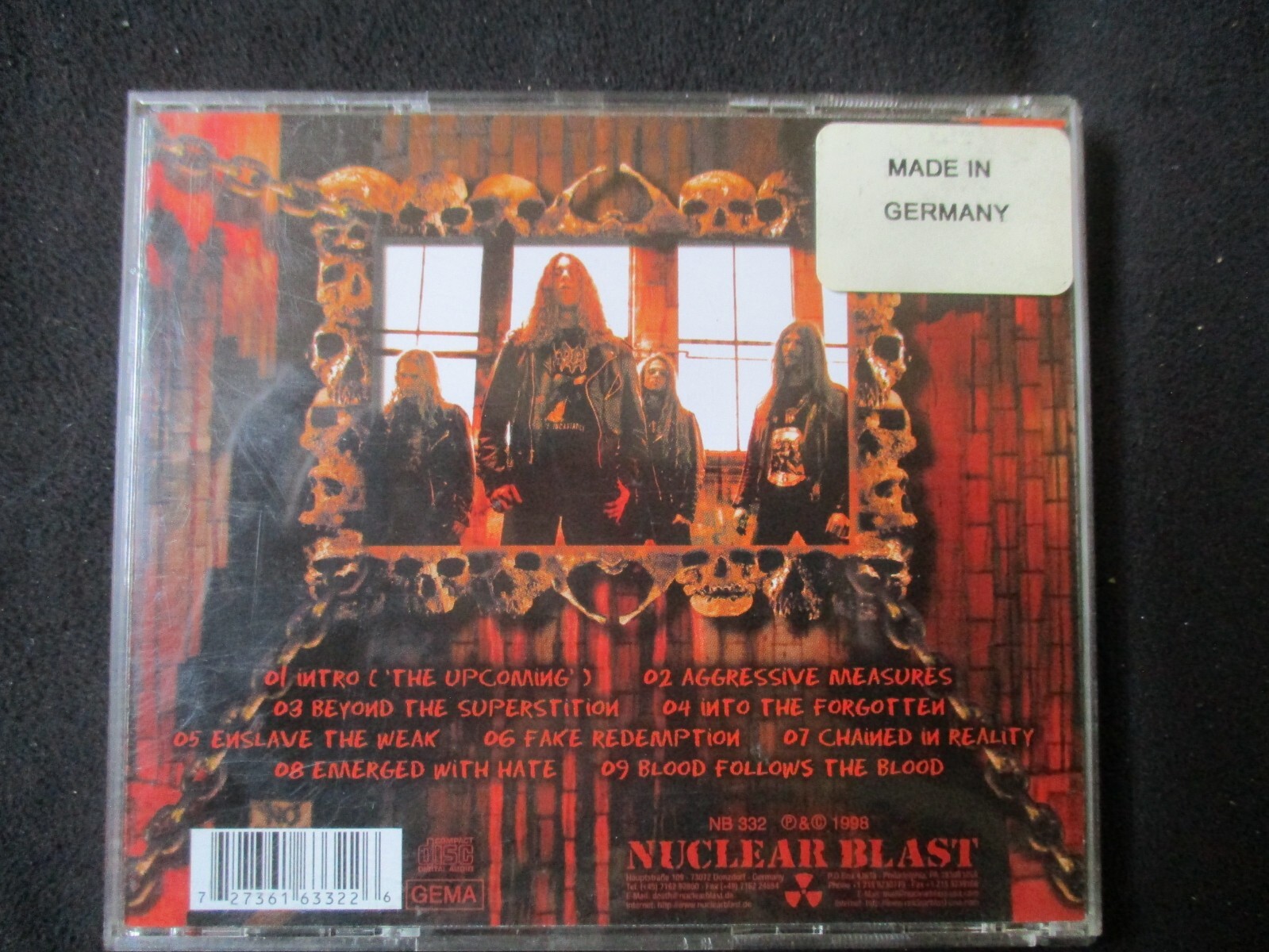 sinister aggressive measures original press disgorge grave