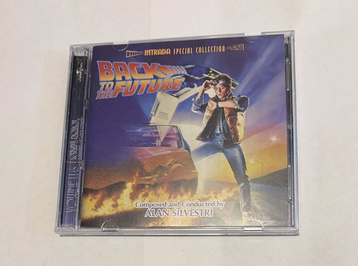 Back To The Future Original Movie Soundtrack 2 CDs Alan Silvestri Intrada RARE