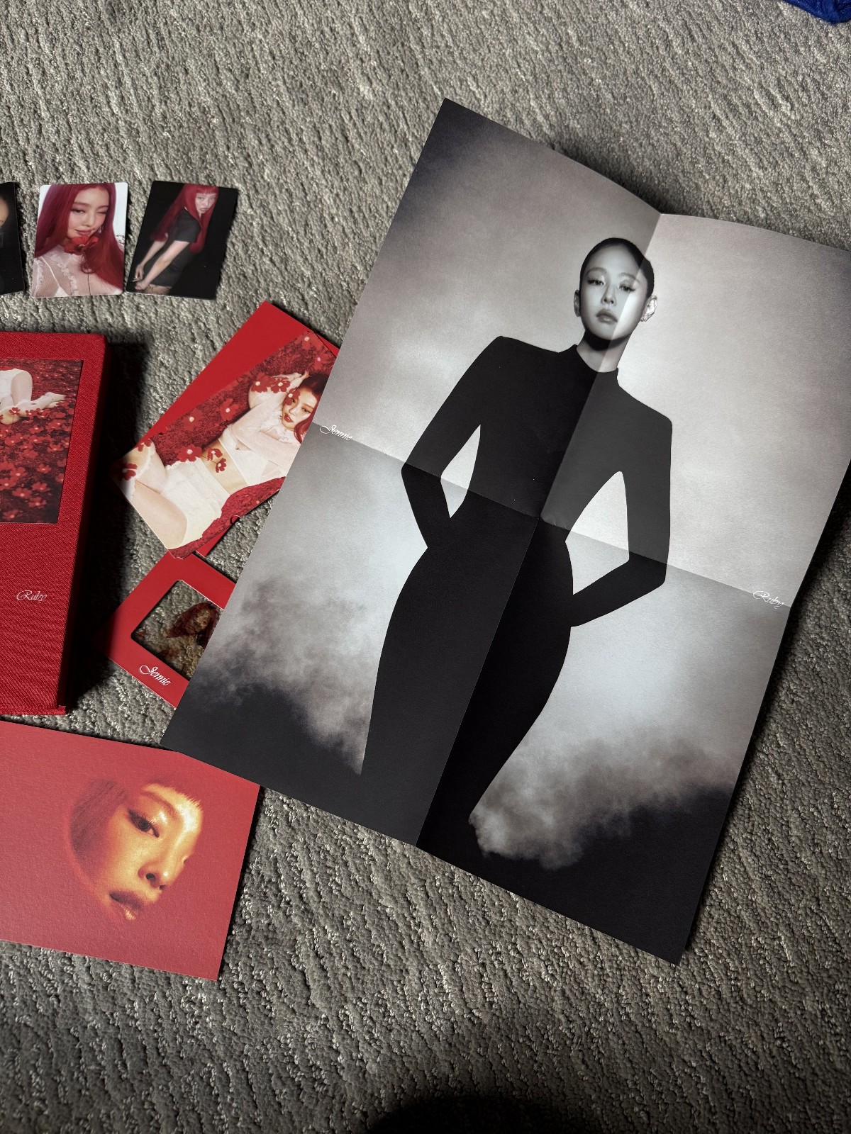 JENNIE RUBY 1st Studio Album CD + Photo Book JANE version OOP blackpink