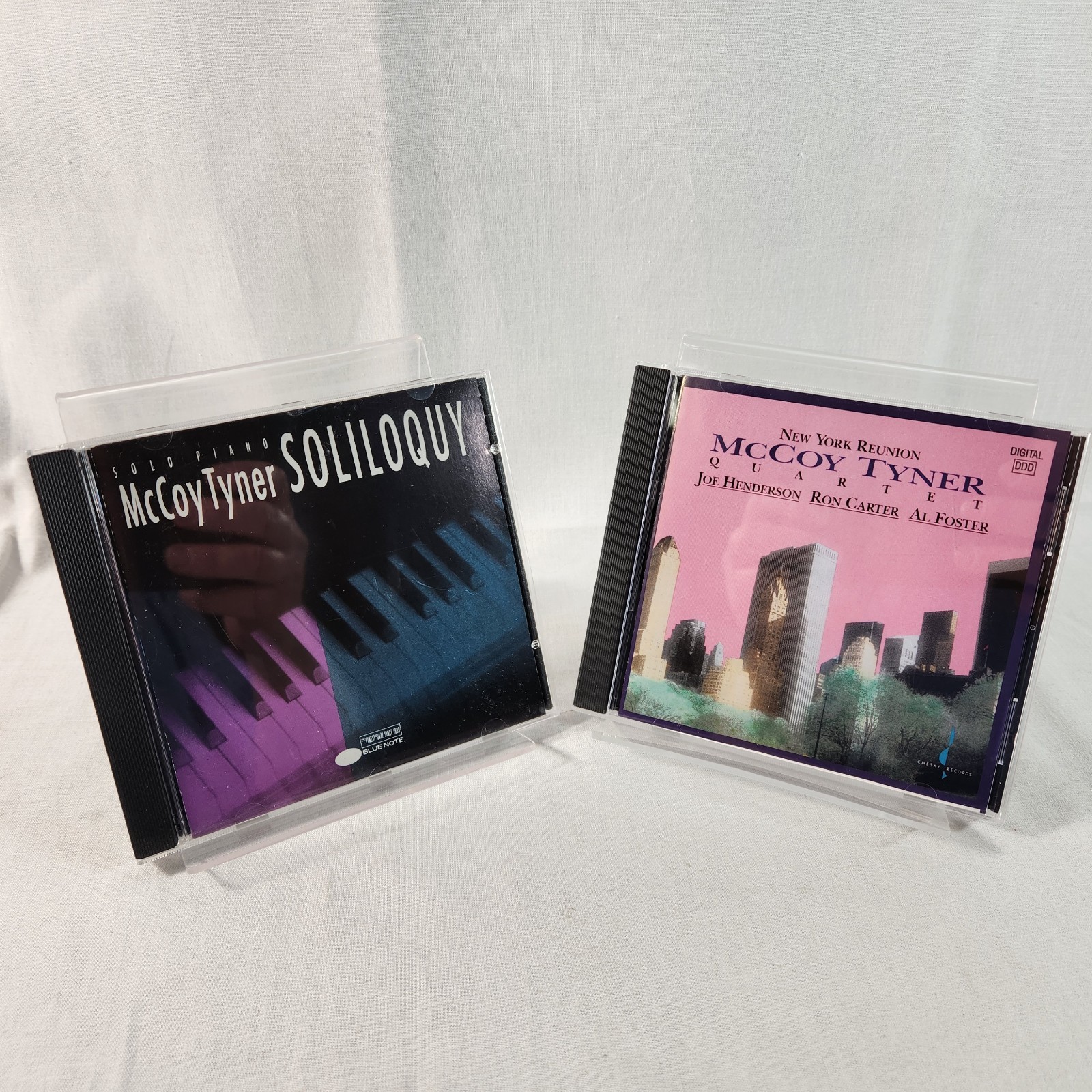 McCoy Tyner New York Reunion (CD) + Soliloquy (CD) Hard Bop Discs EUC FREE Ship