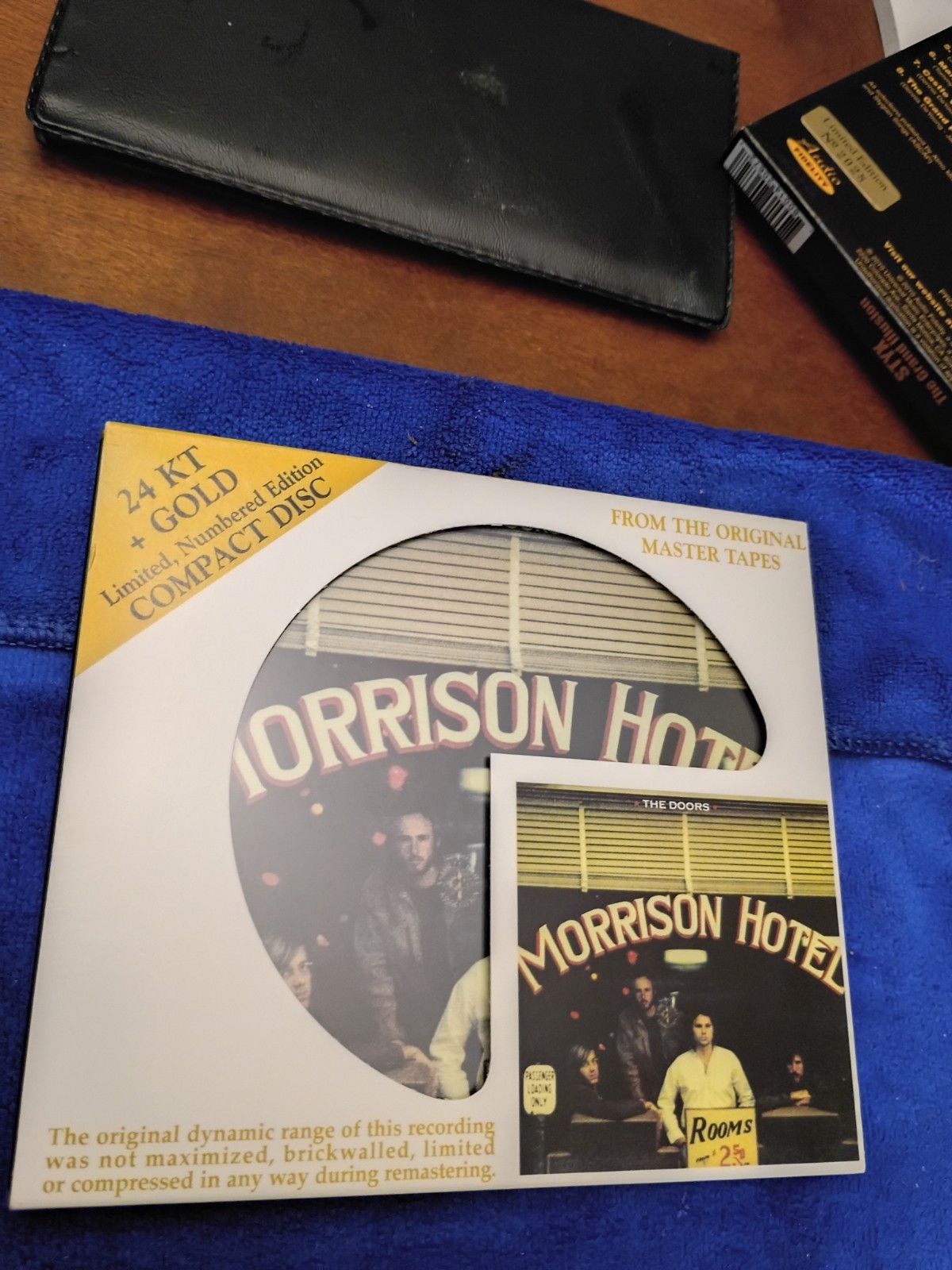 THE DOORS Morrison Hotel Audio Fidelity 24 Karat Gold CD Numbered Excellent