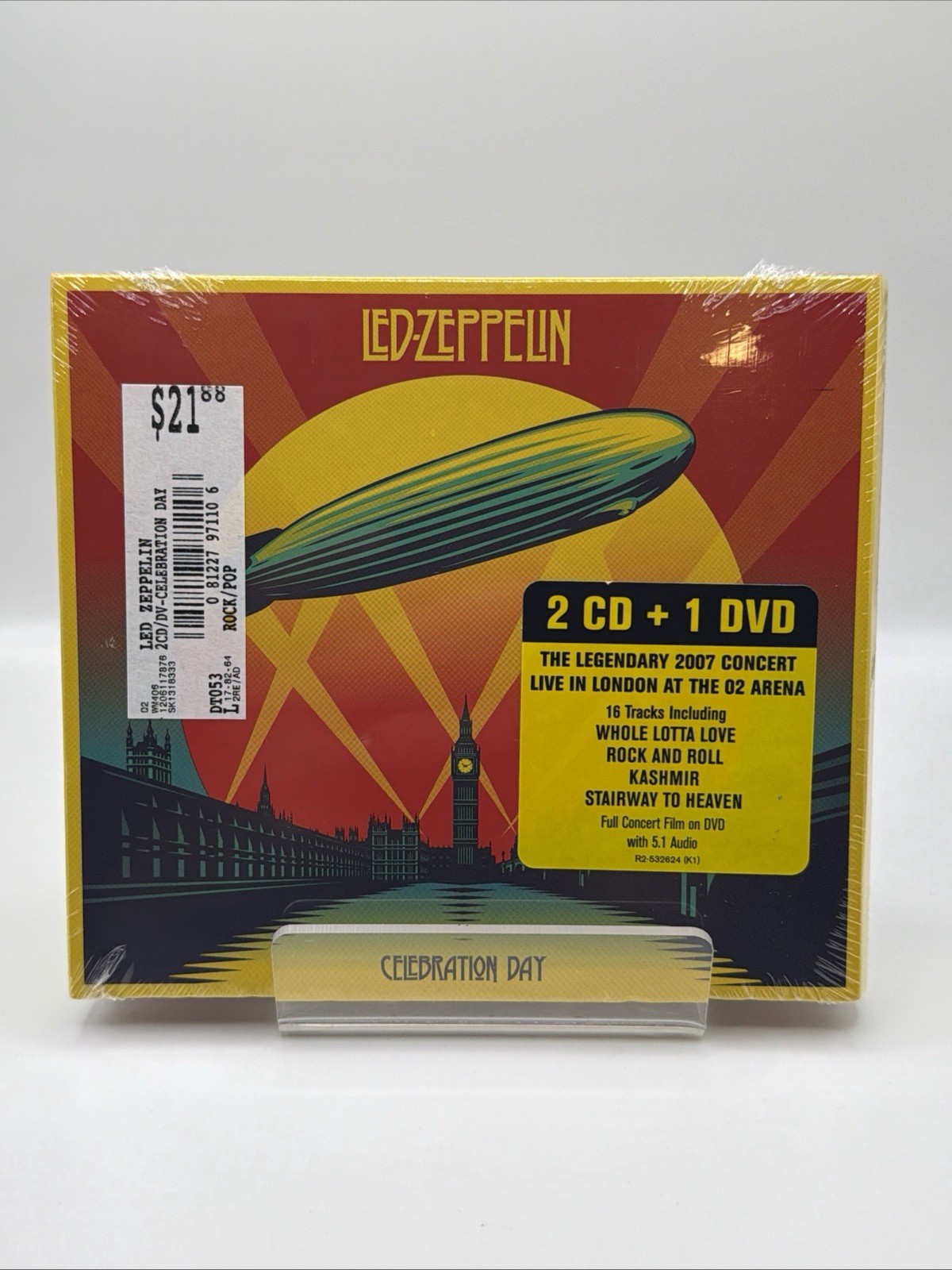 New Sealed Led Zeppelin – Celebration Day Set 2x CDs and DVD