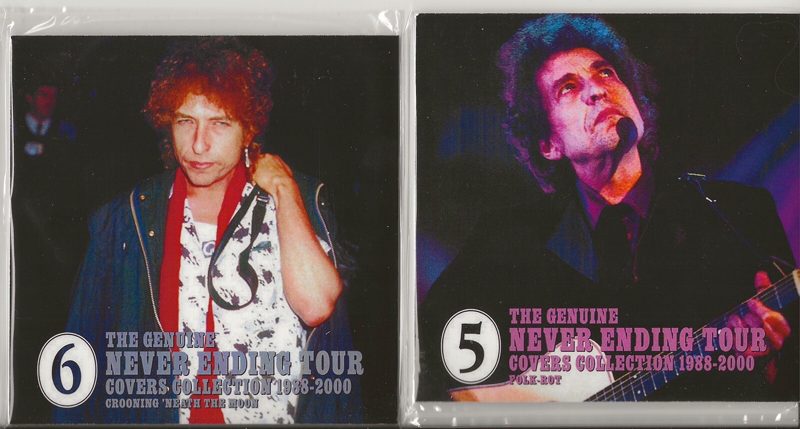 Bob Dylan Genuine Covers NINE (9) disc set Never Ending Tour
