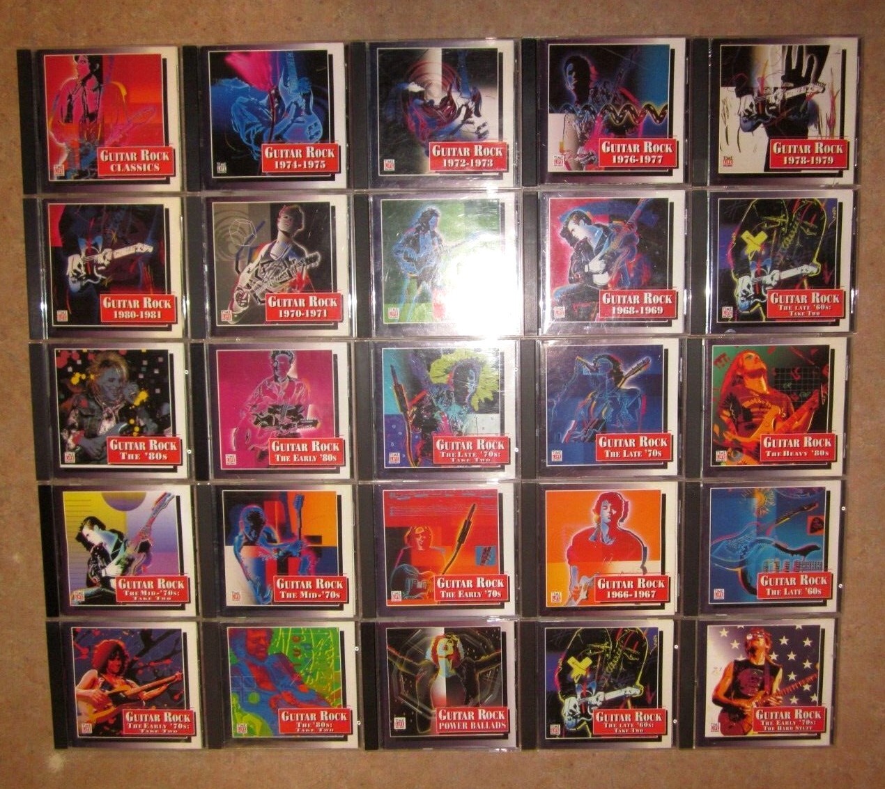 TIME LIFE: GUITAR ROCK 60s 70s 80s – Pick your CD! Excellent – Mint Condition