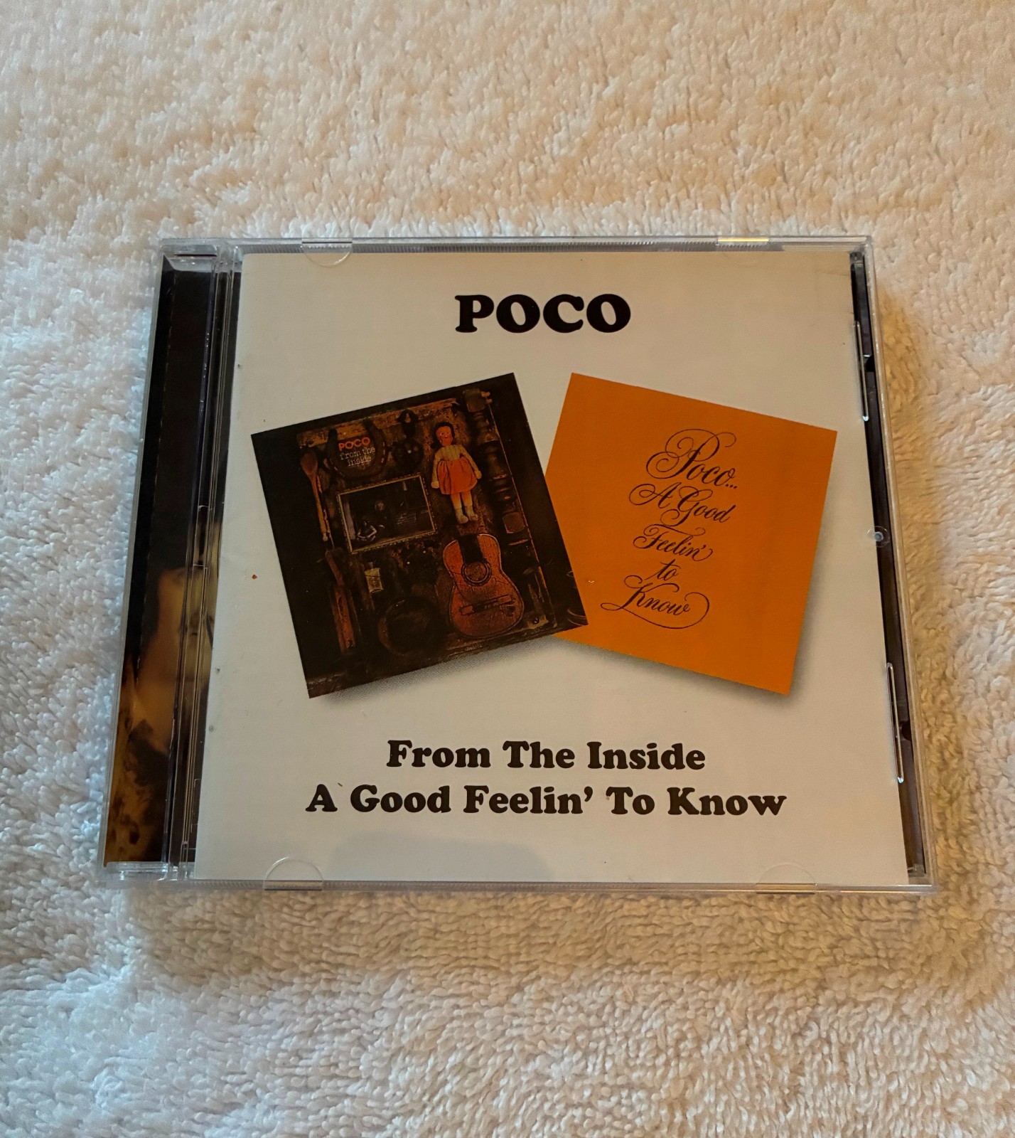 Poco “From The Inside/A Good Feelin’ To Know” 2 Albums On 1 CD BGO Records 1997