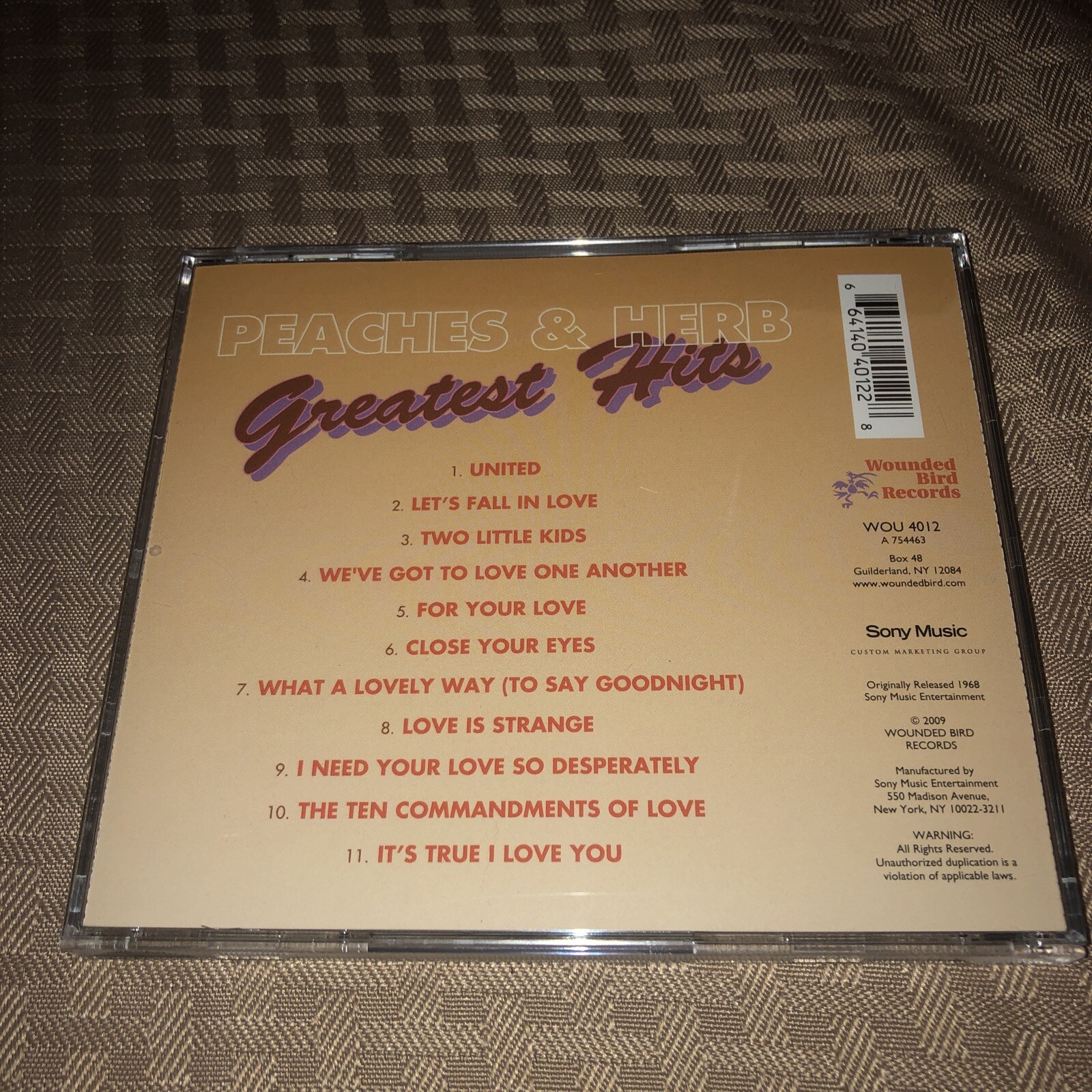 MINT CONDITION! PEACHES & HERB – Greatest Hits – CD – RARE