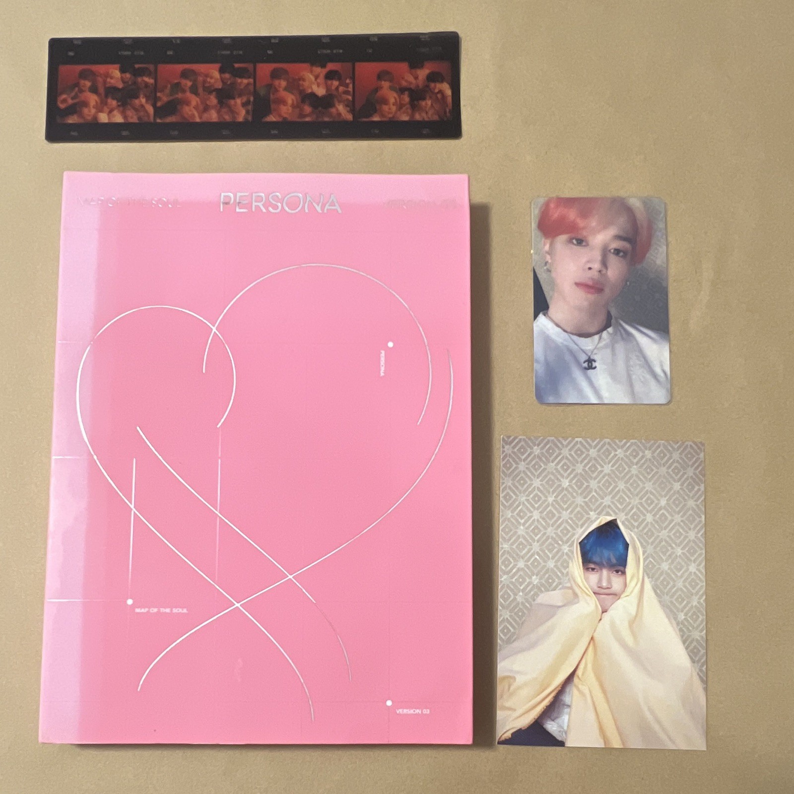 BTS Map of the Soul: Persona Version 03 CD Pink Cover K-Pop Big Hit 2019