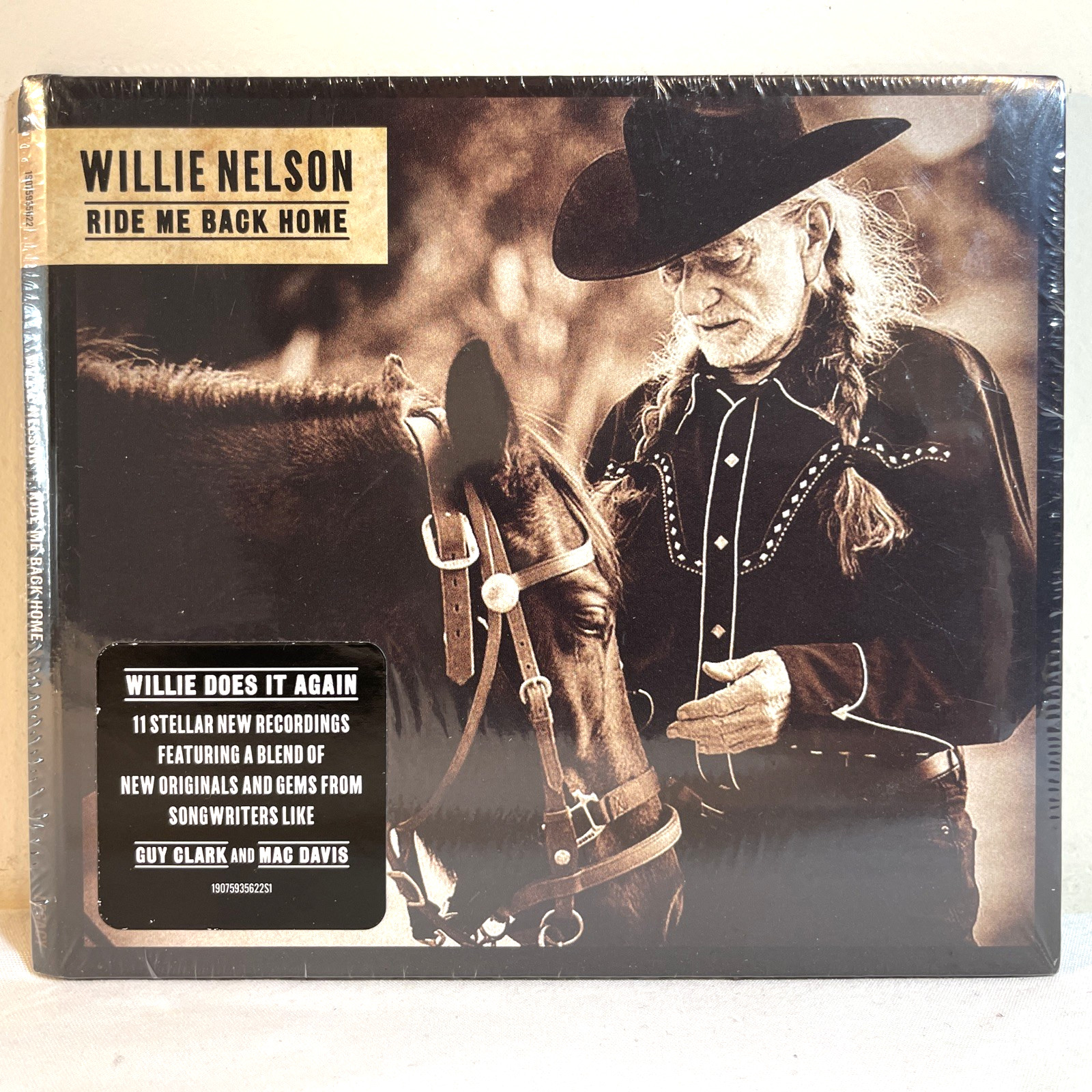 WILLIE NELSON: RIDE ME BACK HOME (2019) CD Country NEW