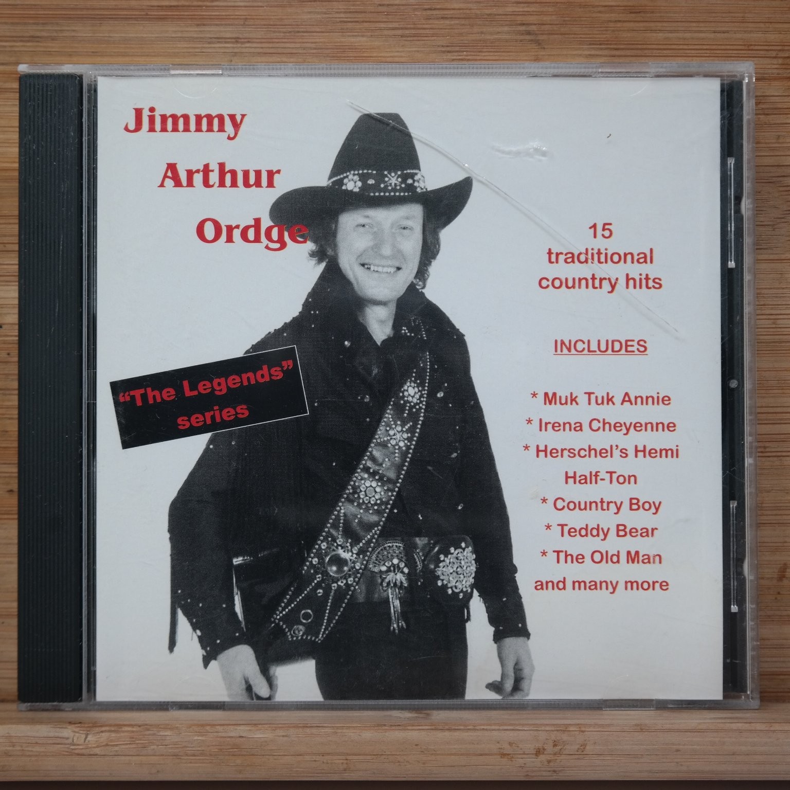 Jimmy Arthur Ordge – The Legend CD 2001 Traditional Country Royalty
