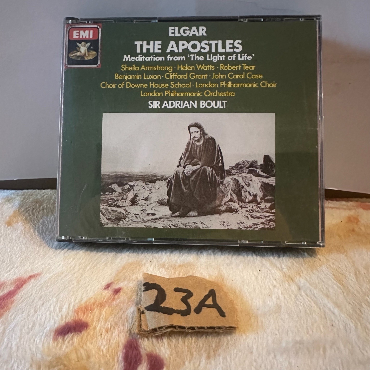 Elgar – The Apostles Op.49 CD 1988 Classical Oratorio EMI Sir Adrian Boult