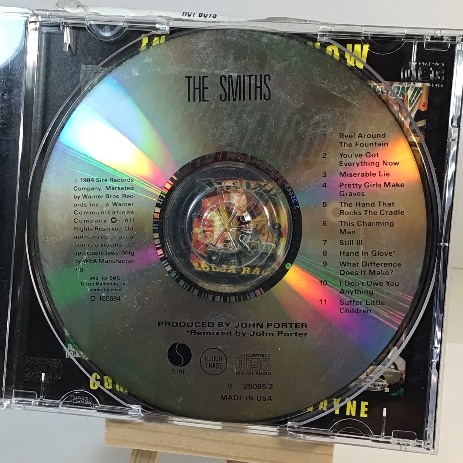 The Smiths CD Only 1984 John Porter Remix Canada Sire Rough Trade
