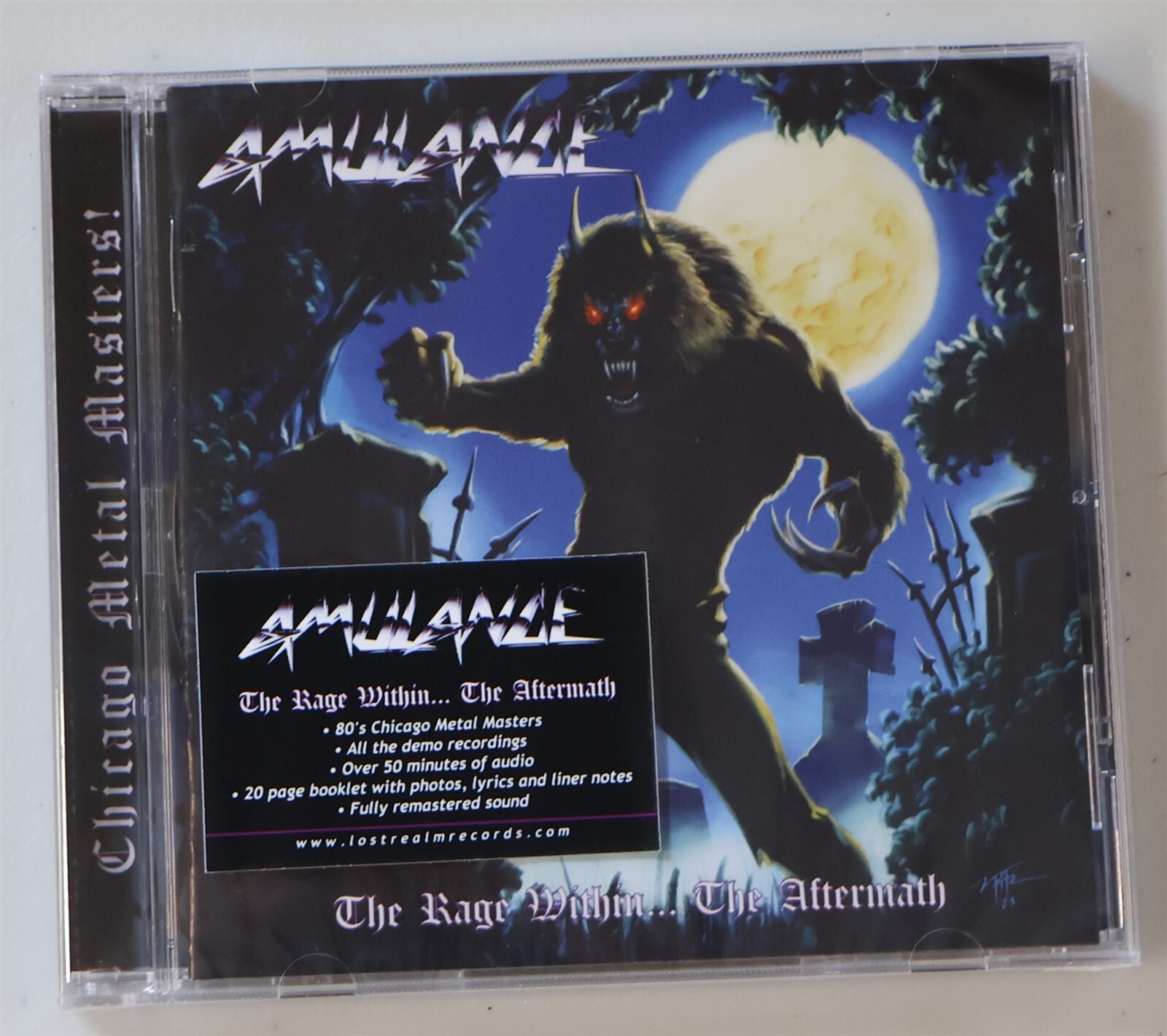Amulance The Rage Within…..The Aftermath CD new Lost Realm