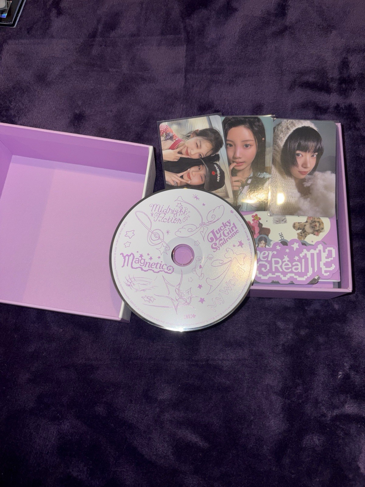 ILLIT Super Real Me 2024 EP CD HYBE K-Pop Purple Box Set w/ Photobook