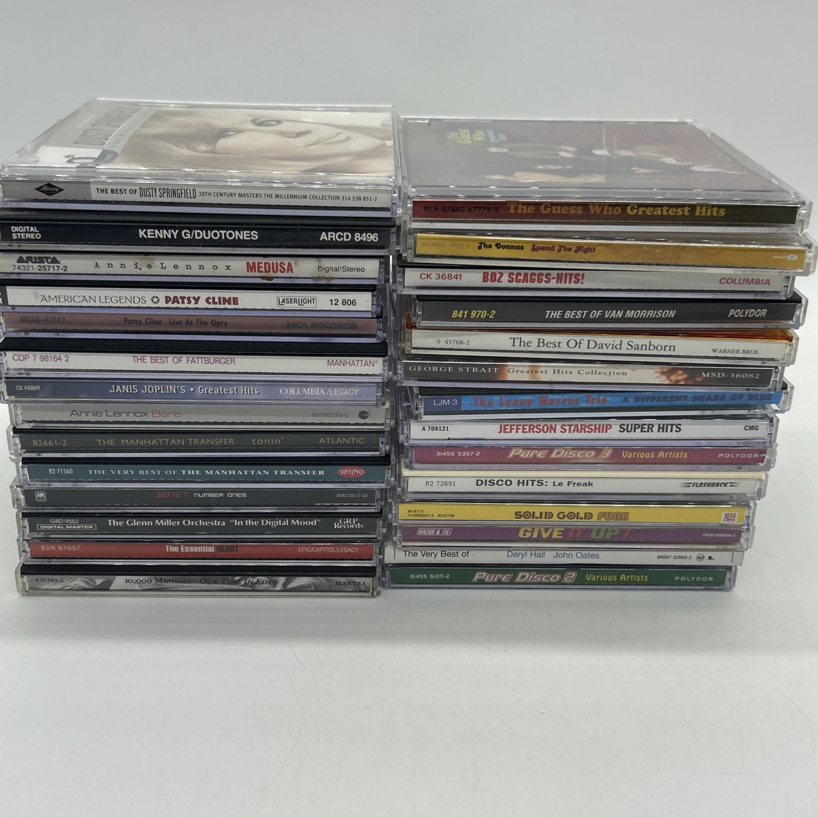 Random Mixed Lot Of 28 CDs Jazz Disco Funk Rock R&B County +