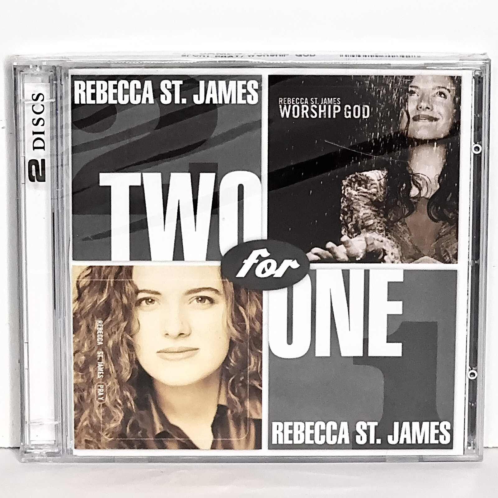 Factory Sealed Rebecca St. James Two for One Pray/Worship God Double CD 2-Disc