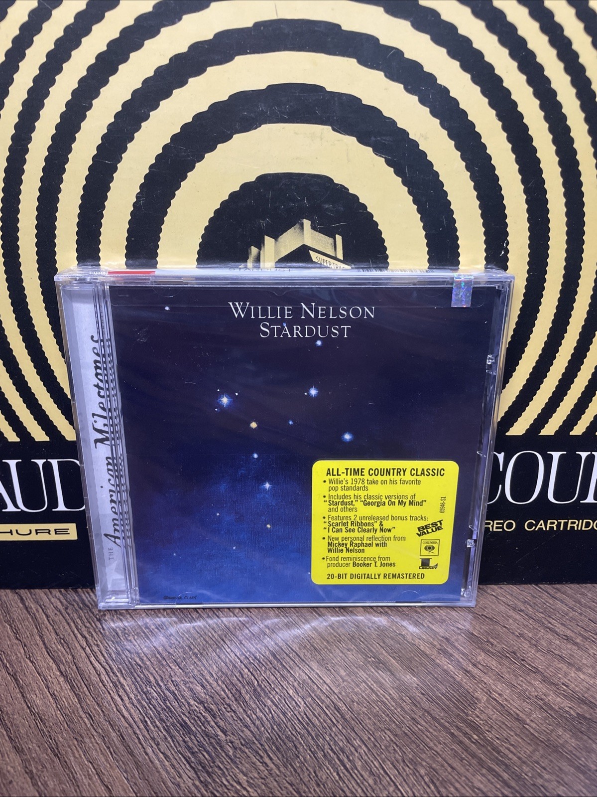 Stardust by Willie Nelson (CD, 1999) New Sealed American Milestones Remastered