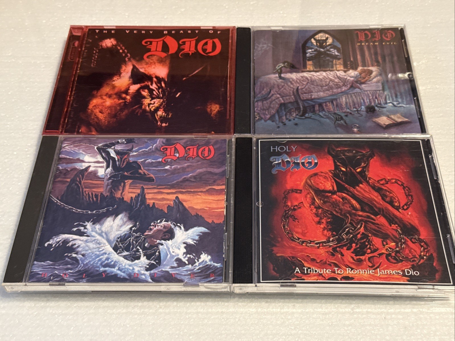DIO CD LOT DREAM EVIL BEAST [BEST] GREATEST HITS HOLY DIVER TRIBUTE RONNIE JAMES