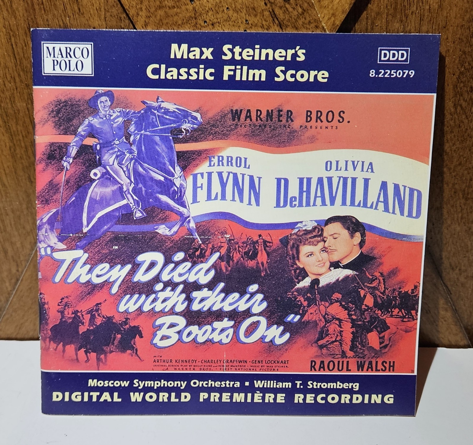 CD Max Steiner THEY DIED WITH THEIR BOOTS ON Digital Soundtrack Recording Marco
