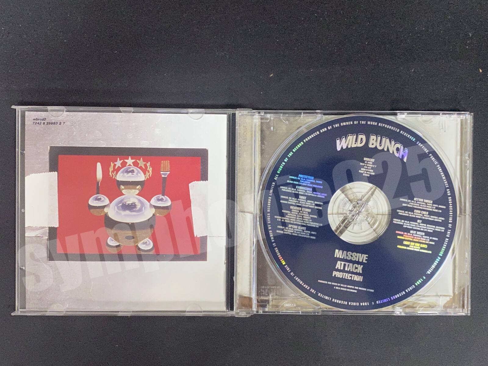1994 Massive Attack Protection 10 Tracks Taiwan OBI Cd Rare