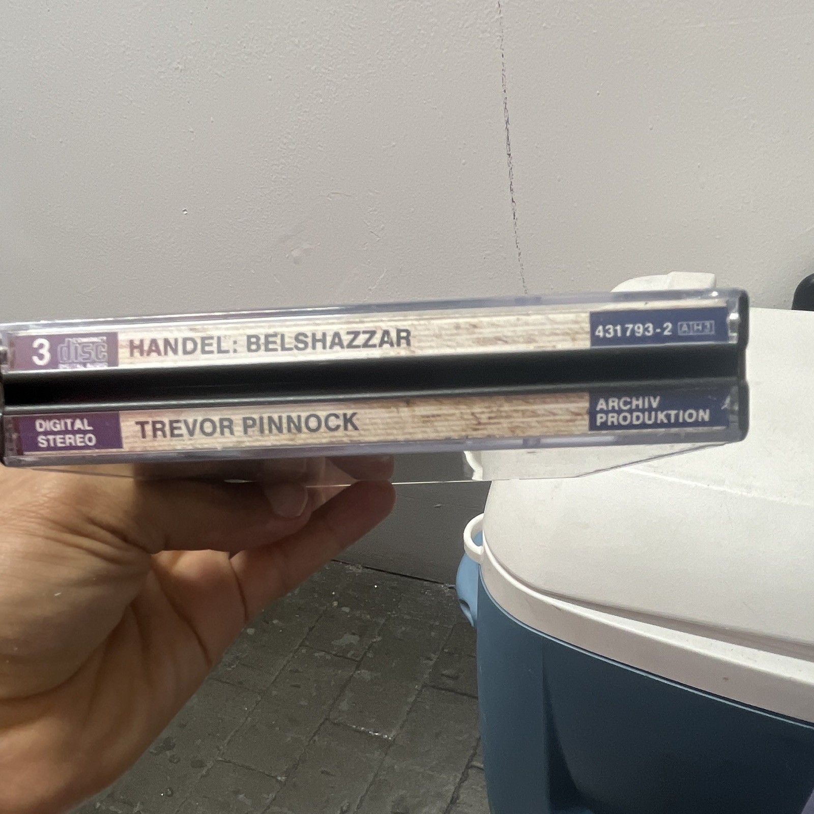 Handel Belshazzar Pinnock English Concert Archiv Produktion 431 793-2 CD