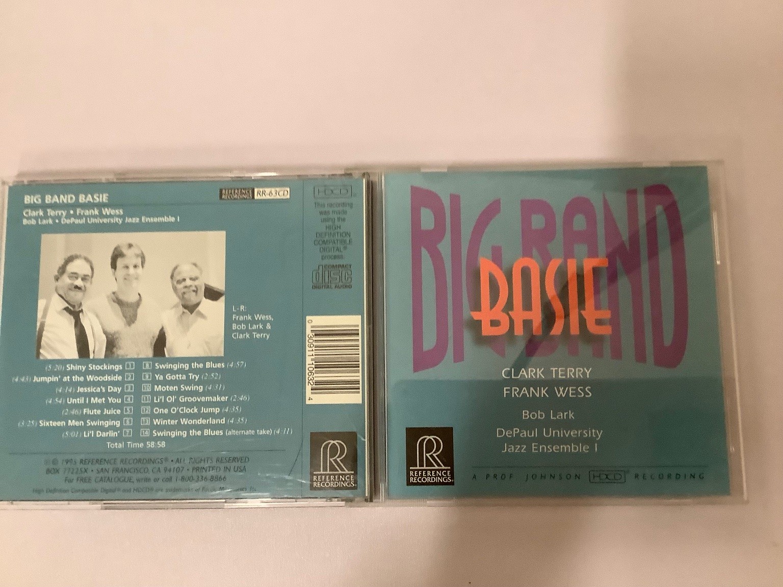 Big Band Basie CD 1995 Prof Johnson HDCD Jazz Reference Recordings HIFI NM OH