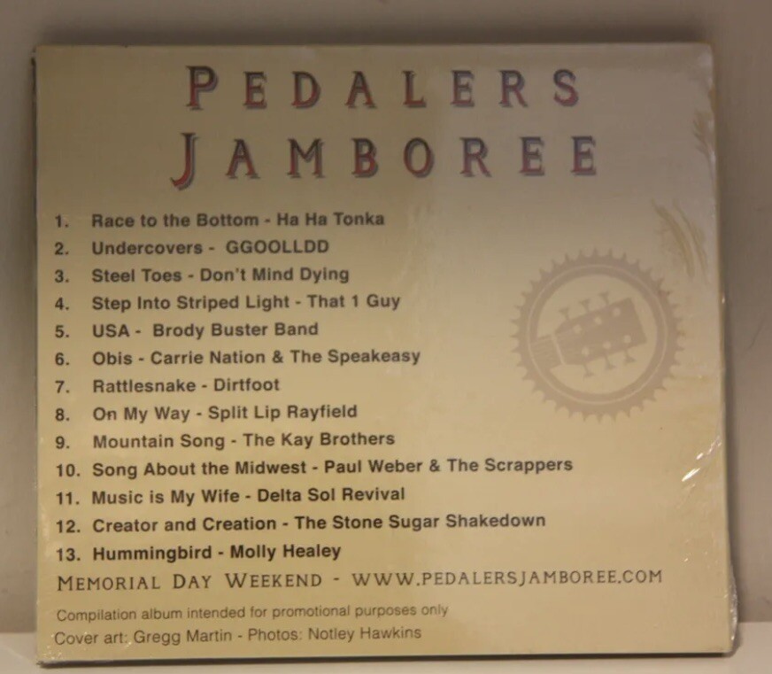 Pedalers Jamboree Trailside Sampler Promo CD 2017 Memorial Day Weekend