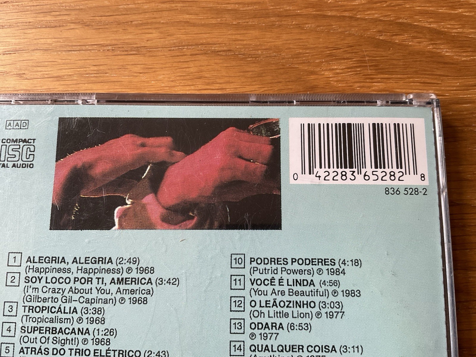 Caetano Veloso CD Sem Lenço, Sem Documento Without Handkerchief Without Docum