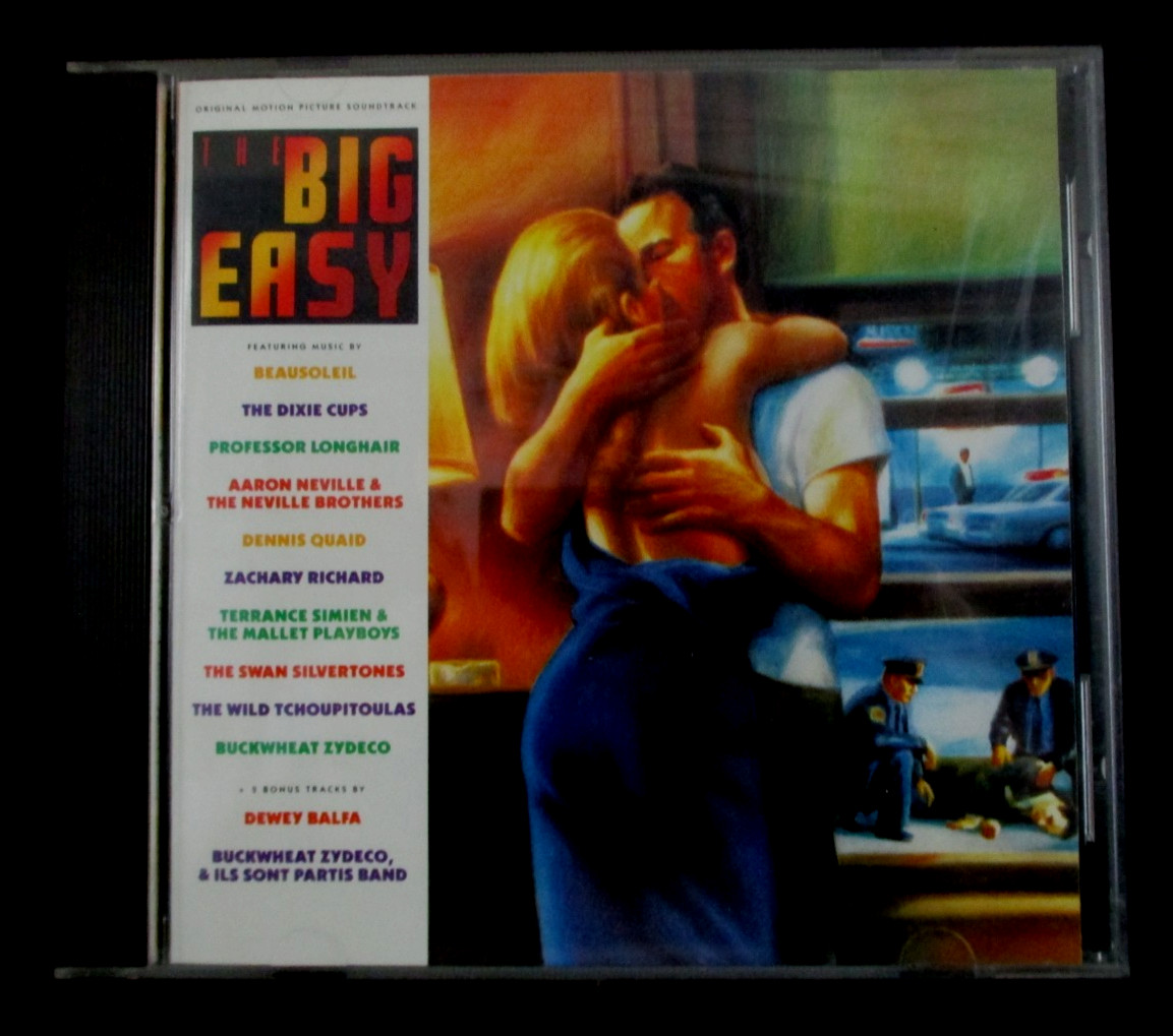 The Big Easy, OST, Various (Neville Bros. Dennis Quaid) CD, Antilles (1987) NM