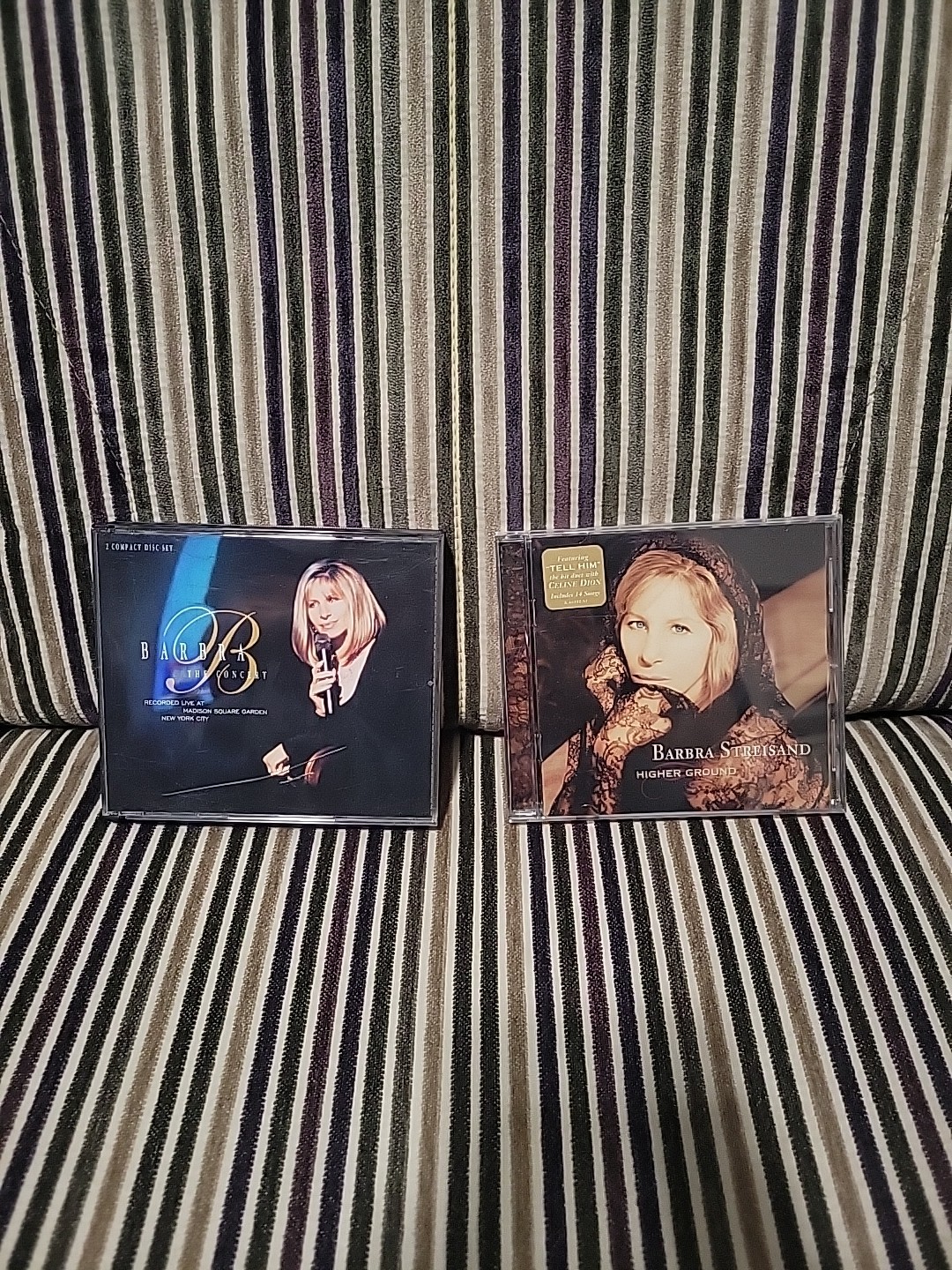 BarbraStreisand-2CDs-“The Concert & HigherGround”- Columbia CK66181 & C2K66109
