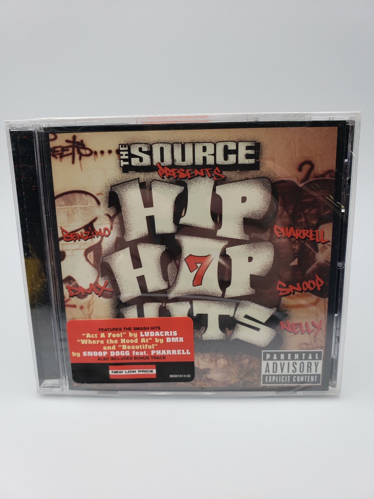 HIP HOP HITS 7 CD- DEF JAM- THE SOURCE- 15 TRACKS- NEW 2003!