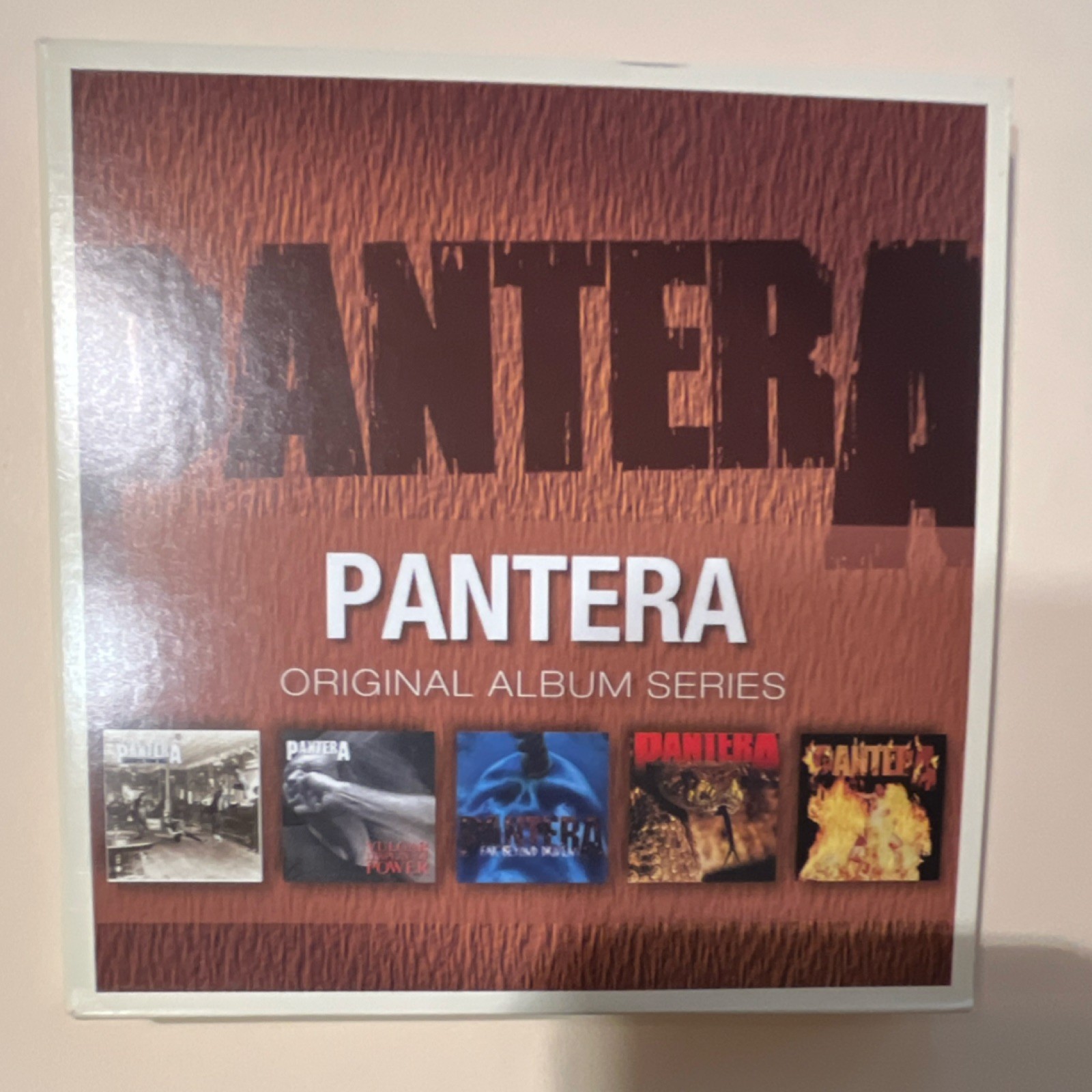 Pantera Original Album Series 5 CD Box Set Heavy Metal Rhino Entertainment