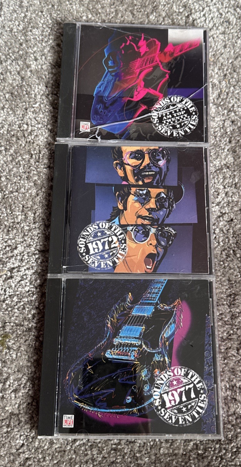 Time Life Sounds Of The Seventies CD Lot 1977, 1972, AM TOP TWENTY