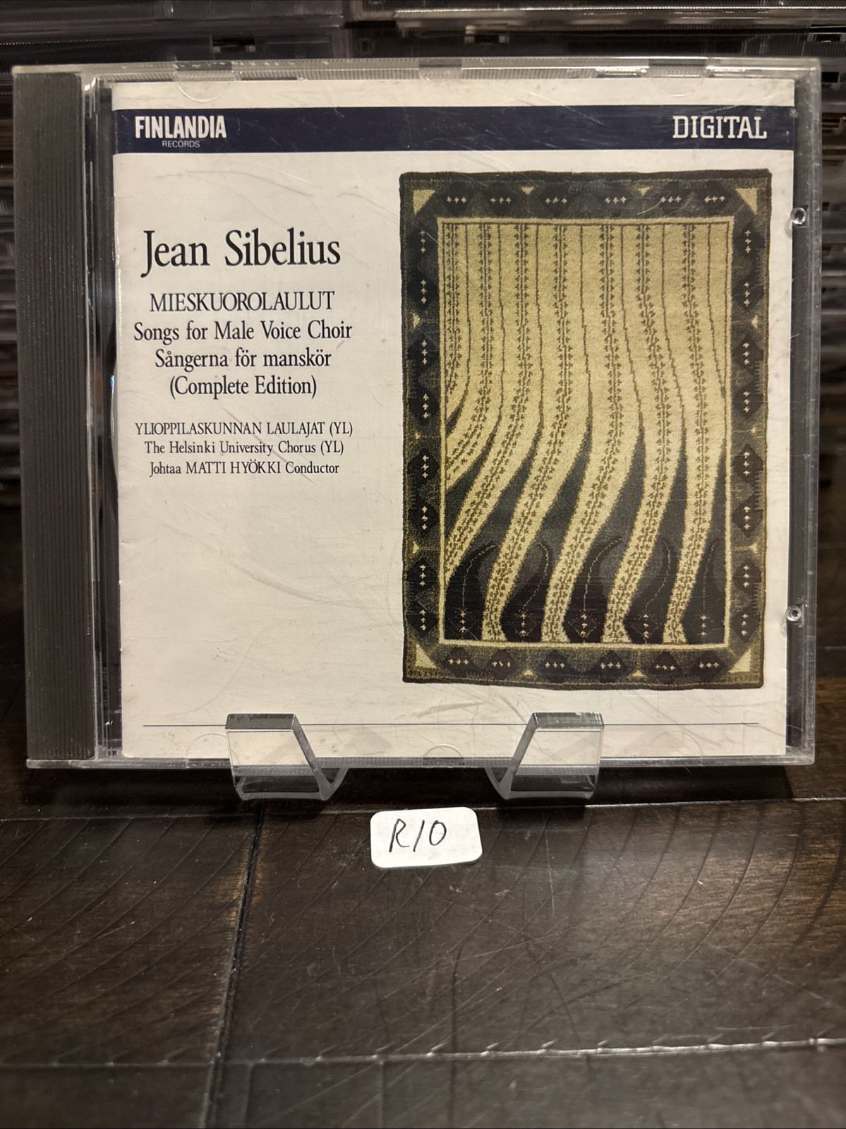 Sibelius Songs for Male Voice Choir Mieskuorolaulut HelsinkiHyokki Finlandia R10