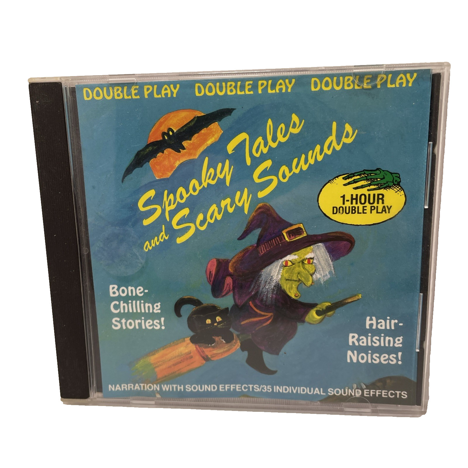 Vintage Spooky Tales and Scary Sounds Halloween CD 1993 Narration Sound Effects