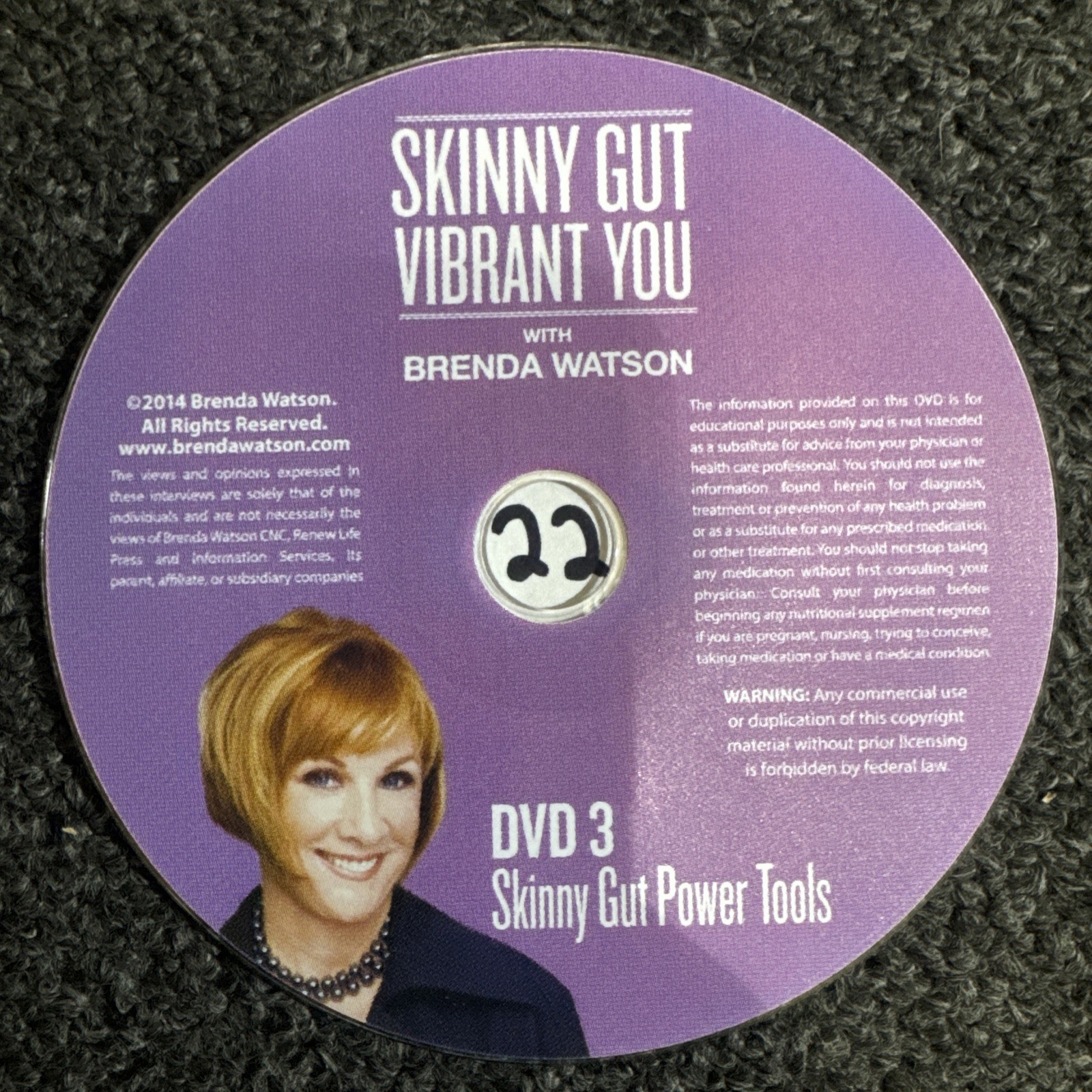 Skinny Gut Vibrant You Brenda Watson DVD #3