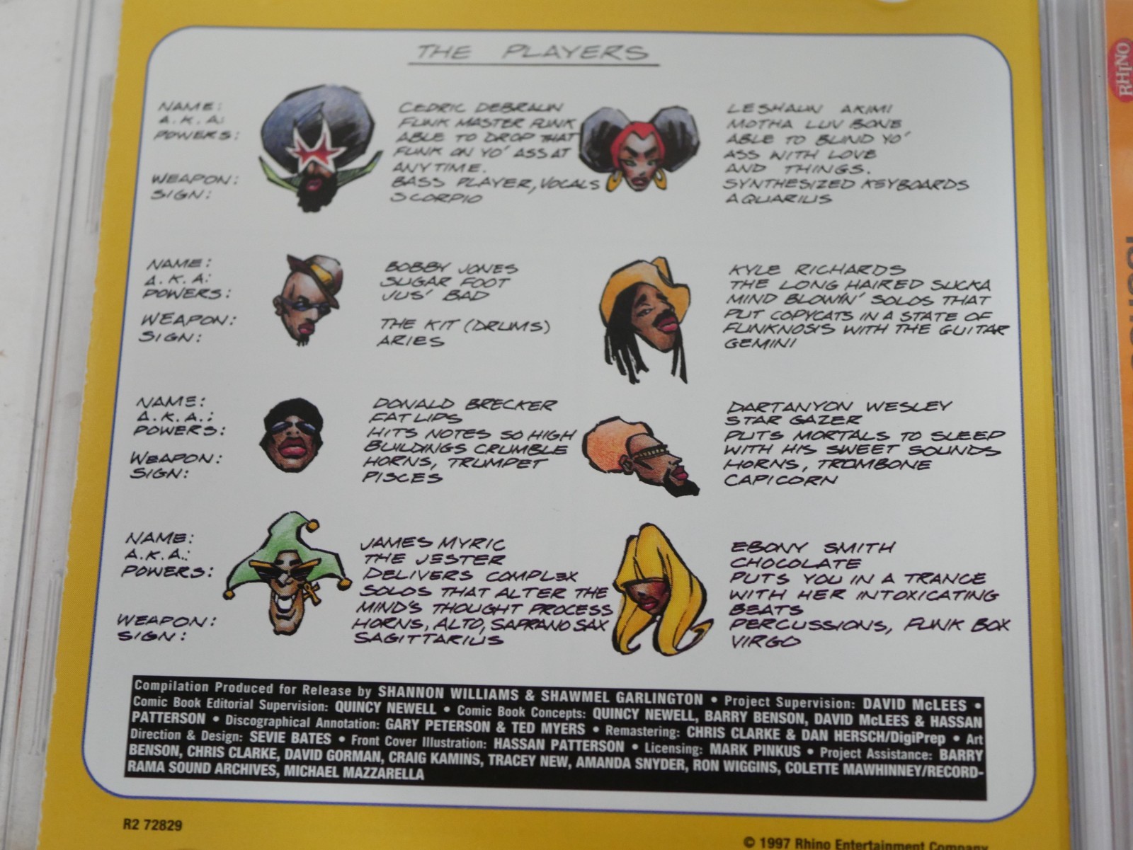 CD – Phat Trax The Best Of Old School Funk Funkadelic- Volume 1 with 10 songs
