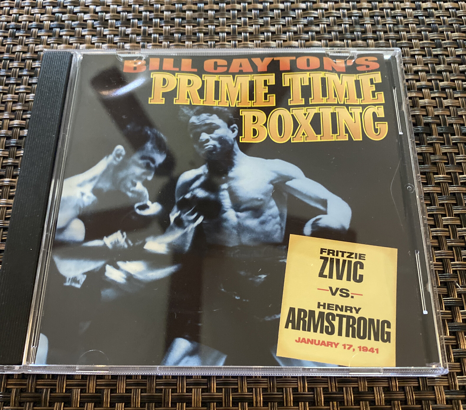 Bill Cayton’s Prime Time Boxing – 1941 – Fritzie Zivic Vs. Henry Armstrong VG