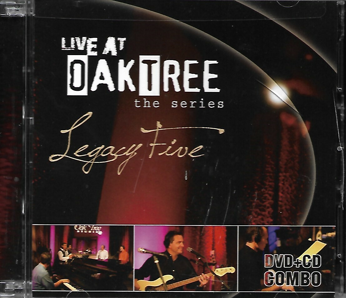 LEGACY FIVE…..”LIVE AT OAK TREE”….”CD & DVD”……..BRAND NEW GOSPEL CD/ DVD