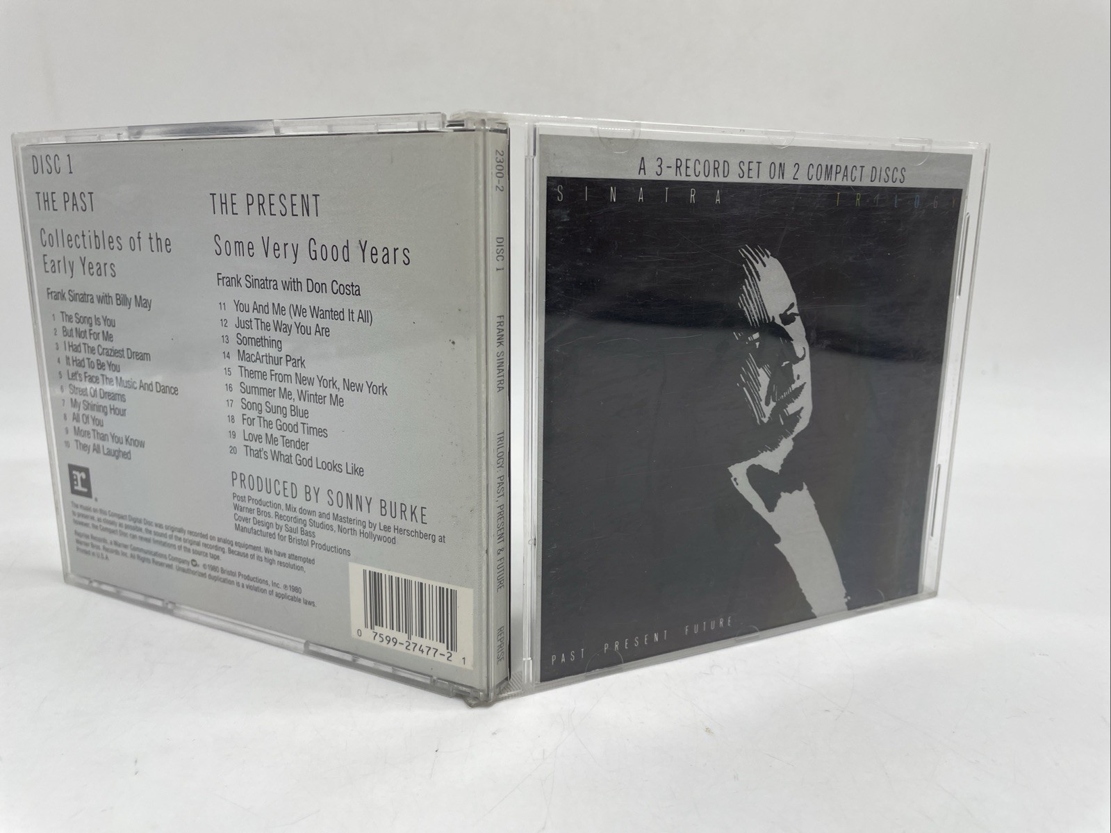 FRANK SINATRA Trilogy: Past, Present, Future 1988 Reprise Compilation Double CD
