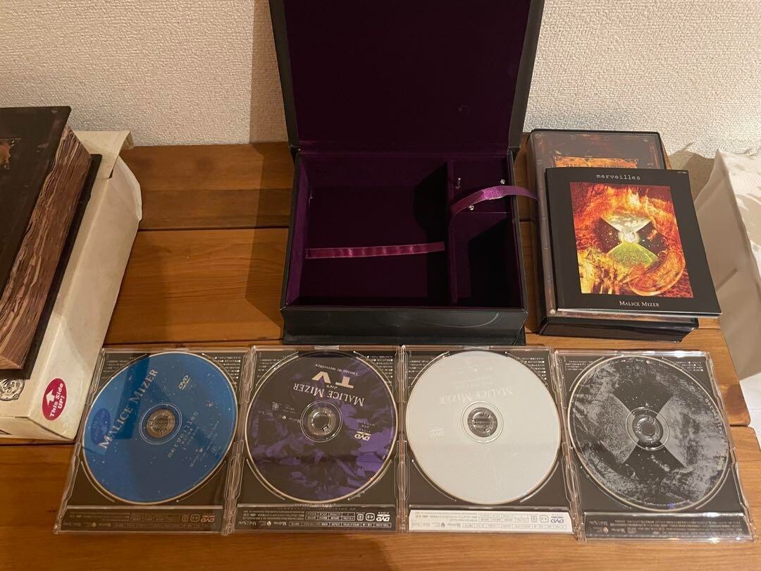 MALICE MIZER La Collection des Singles merveilles limited production Bel Air Set