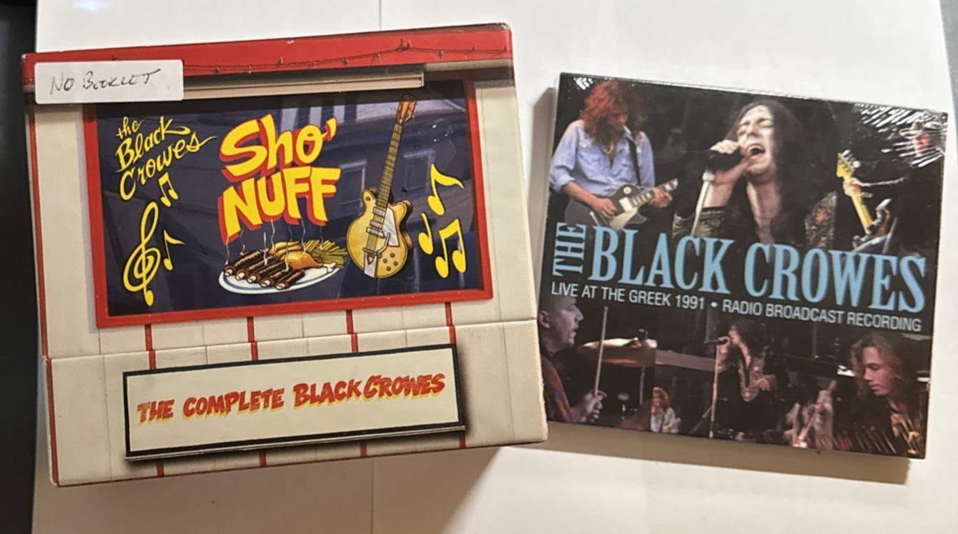 THE BLACK CROWES: Sho’ Nuff (5-CD box set, American) & Live at The Greek 1991