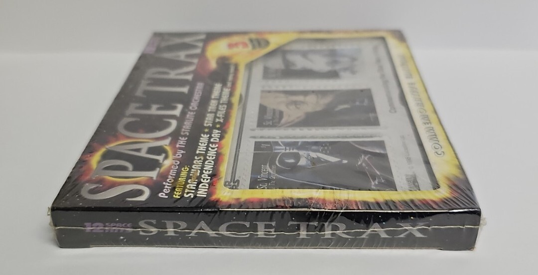 Space Trax CD COMMEMORATIVE EDITION Starlite Orchestra 1997 + 3 Star Wars Stamps
